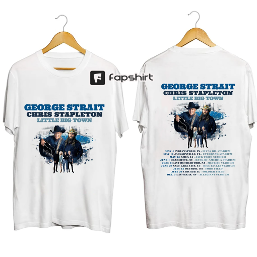 George Strait & Chris Stapleton 2024 Stadium Shows Shirt, George Strait and Chris Stapleton 2024 Concert Shirt, George Strait Fan Shirt