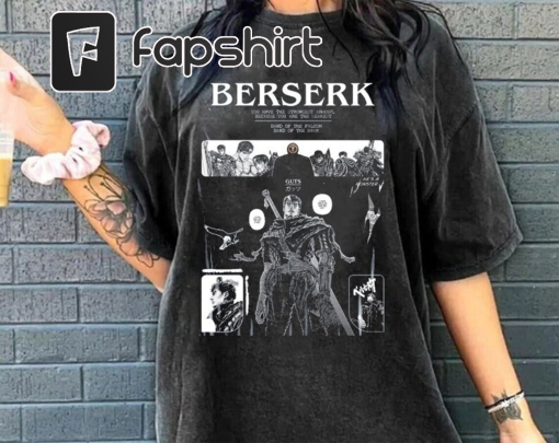 Retro Berserk GUTS Aesthetic Shirt, Anime Unisex Shirt, GUTS Unisex T-shirt