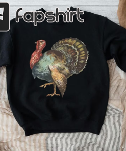 Vintage Turkey Sweatshirt, Thanksgiving Sweatshirt, Cute Turkey…