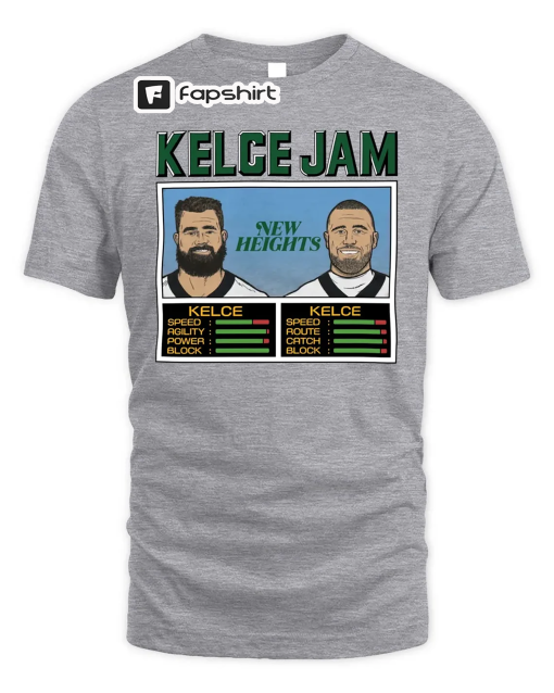 New Heights Podcast Merch Jason And Kelce Shirt, Sweatshirt, Hoodie Sport Grey