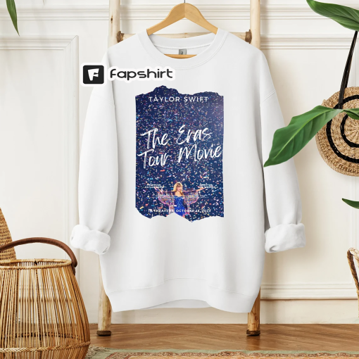 Vintage Taylor Swift Movie Sweatshirt, Midnights era sweatshirt, Eras Tour Movie, Taylor Swift Merch, Fan gifts for her, Taylor Swift shirt