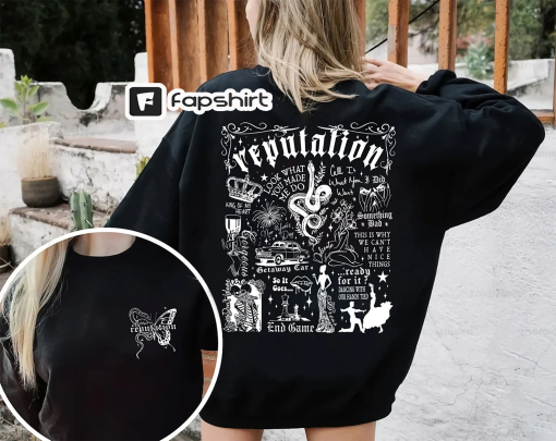 Vintage Reputation Snake Taylor 2 Sided Shirt, Reputation Snake Shirt, Reputation Albumn Shirt, Rep Shirt, Shirt For Fan