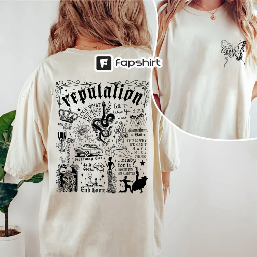 Vintage Reputation Snake Taylor 2 Sided Shirt, Reputation Snake Shirt, Reputation Albumn Shirt, Rep Shirt, Shirt For Fan