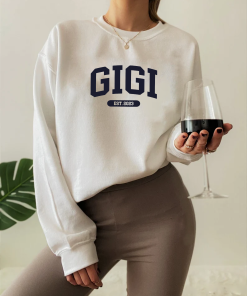 Custom Grandma Sweatshirt – Gigi Varsity EST…