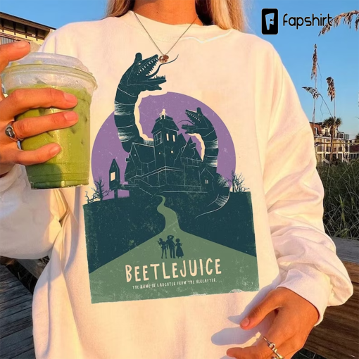 Vintage Beetlejuice Movie Shirt, Beetlejuice Shirt, Beetlejuice T-Shirt,Halloween Movie 2023 Crewneck Sweatshirt Hoodie