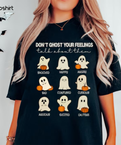 Mental Health Halloween Shirt Don’t Ghost Your…