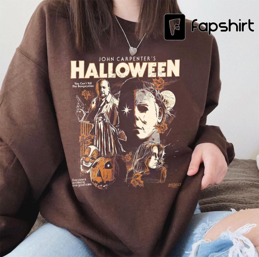 Vintage Michael Myers Halloween Crewneck Sweatshirt, Michael Myers T shirt, Horror Movies Tee, Unisex Tee, Horror Character Shirt