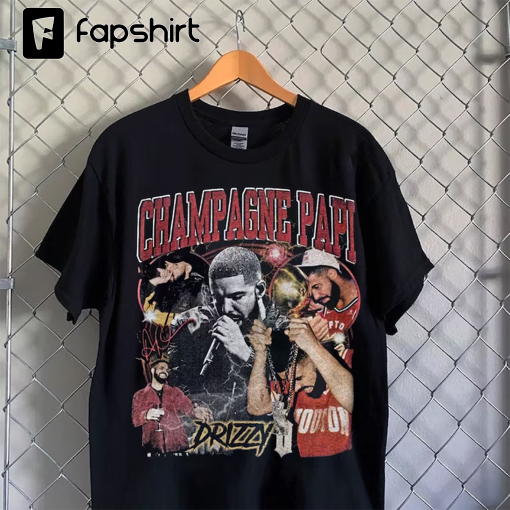 Vintage Drake Rap T Shirt, Champagne Papi Shirt, Drake Merch, Drake Rap Shirt, Drake Shirt, Drake Rapper Shirt, Drake Tour Shirt