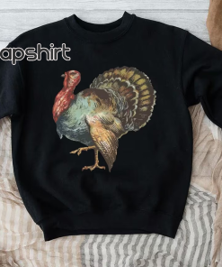 Vintage Turkey Sweatshirt, Thanksgiving Sweatshirt, Cute Turkey…