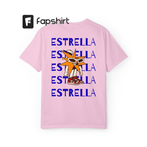 MORA Merch Estrella Album T-shirt Estrella Tee Mora 2023 Graphic Tee Retro Cartoon Song New Album Merchan Streetwear Aesthetic Urban Singer