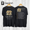 Adam Lambert Tour 2023 Shirt, Queen Adam Rock Music Shirt, Queen Adam Lambert The Rhapsody Tour 2023 Shirt, Queen Rock Band Tour 2023 Shirt