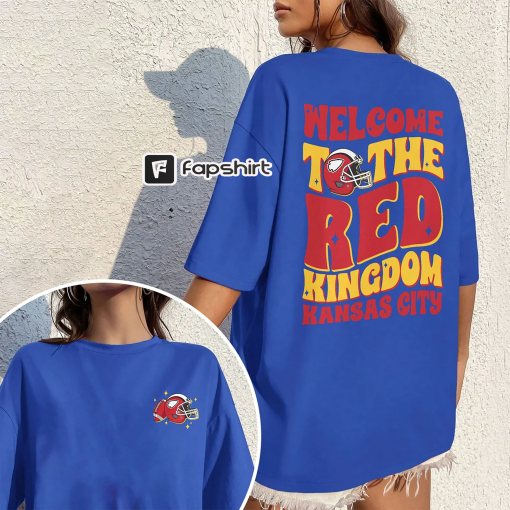 Kansas City Football Sweatshirt, Kelce T-Shirt, Chiefs Fan Gift, Red Kingdom Football, Kansas City Shirt, America Football