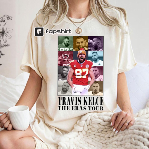 Travis Kelce The Eras Tour Shirt, Vintage Travis Kelce Shirt, Kansas City Football Fan Gift, Kansas City Chief Sweatshirt, Hoodie