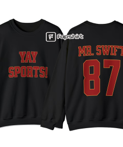 Yay Sports Go Taylors Boyfriend Sweatshirt, Swift…