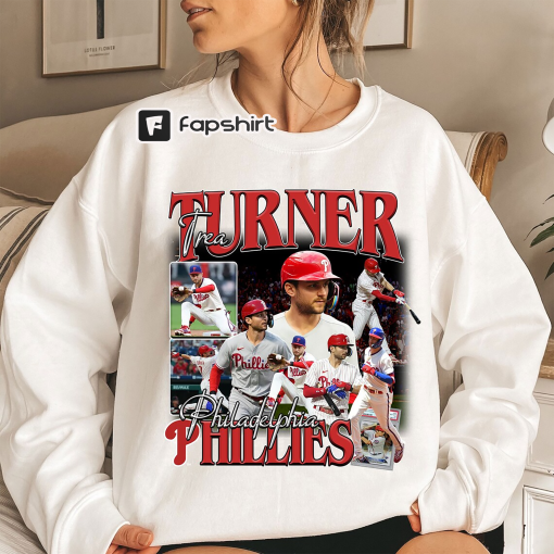 Vintage 90s Graphic Style Trea Turner T-Shirt, Trea Turner Shirt, Vintage Oversized Sport Tee, Retro American Baseball Bootleg Gift