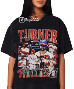 Vintage Trea Turner Shirt, Retro Phillies Player…