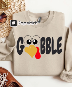 Gobble Sweatshirt Hoodie, Gobble Turkey Sweatshirt, Thanksgiving…