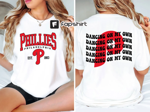 Vintage 90s Philadelphia Phillies Sweatshirt, Dancing On My Own Phillies Sweatshirt, Philadelphia Phillies, Baseball Shirt, Philly Playoffs