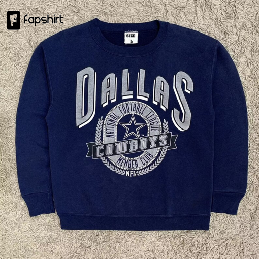 1990s Vintage Dallas Cowboys Navy L Sweatshirt