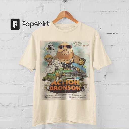 Action Bronson Shirt Retro Vintage 90s Hip Hop Graphic Tee Comic Rap Streetwear Gifts Unisex T-Shirt