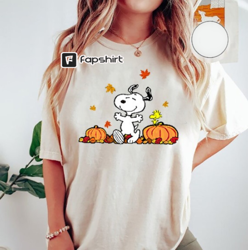 Retro Snoopy Halloween Shirt, Dog Autumn Pumpkins Shirt, Autumn Snoopy Shirt, Pumpkins Halloween Shirt, Spooky Season Shirt, Comfort Colors