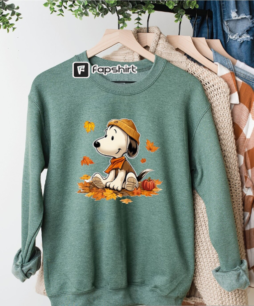 Retro Snoopy Halloween Shirt, Dog Autumn Pumpkins Shirt, Autumn Snoopy Shirt, Pumpkins Halloween Shirt, Spooky Season Shirt