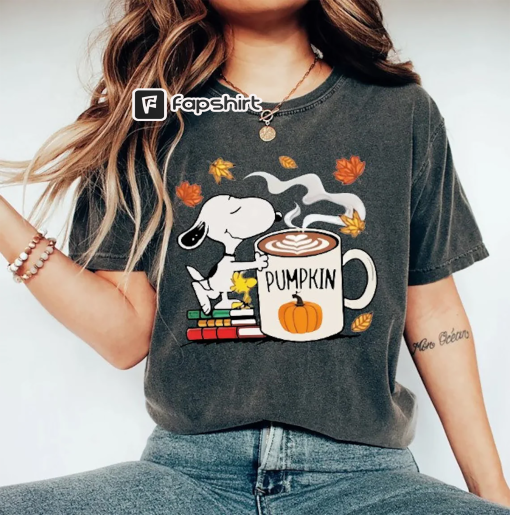 Retro Snoopy Halloween Shirt, Dog Autumn Pumpkins Shirt, Autumn Snoopy Shirt, Pumpkins Halloween Shirt, Spooky Season Shirt, Comfort Colors