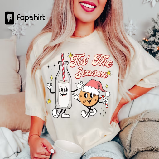 Tis the Season Christmas Shirt, Xmas T-Shirt, Retro Christmas Tee, Hot Cocoa, Hot Chocolate