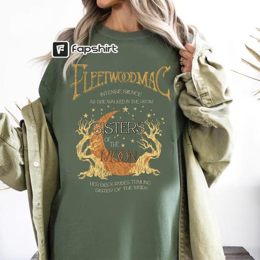 Vintage Fleetwood Mac Comfort Colors Shirt, Sisters Of The Moon Shirt, Vintage Fleetwood Mac T-Shirt, Vintage Music Rock