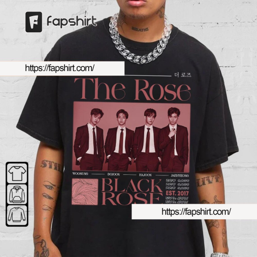 The Rose Kpop Shirt, Dual Rock Album Tee v1, Woosung Dojoon Hajoon Jaehyeong Hoodie, Vintage Retro Merch Bootleg Sweatshirt Kpop2607MT