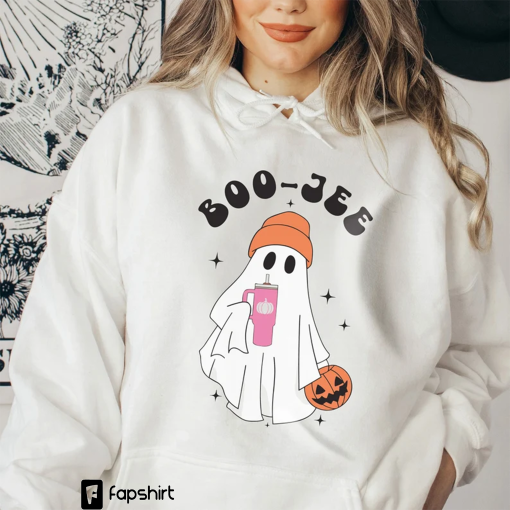 Boo Jee Ghost Sweatshirt, Halloween Crewneck, Cute Ghost Sweater, Spooky Ghost Hoodie, Spooky Season, Halloween Ghost Shirt