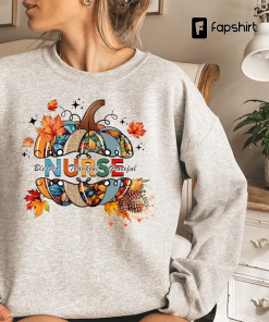 Fall Nurse Sweatshirt, Pumpkin Season Nurse Shirt,…