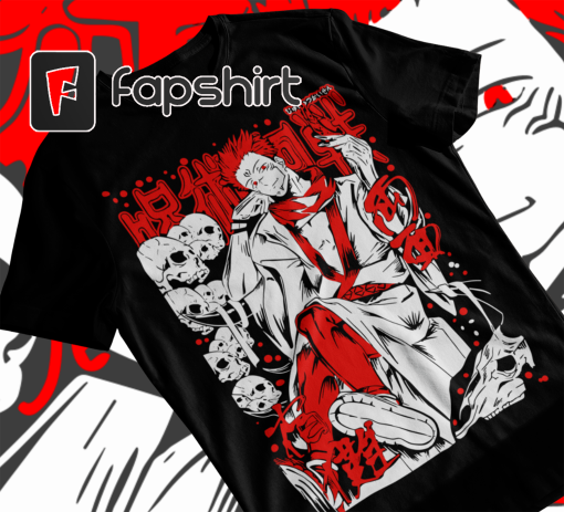 Ryomen Sukuna T-Shirt Jujustu Kaisen JJK jujutsu kaisen Anime Tee Soft Tee