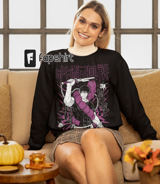 JJK Toji Fushiguro Sweater Jujutsu Kaisen Gojo Satoru Sweatshirt Sukuna Geto Tee