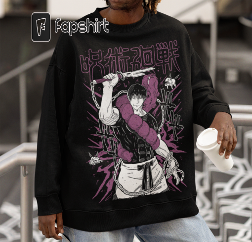 JJK Toji Fushiguro Sweater Jujutsu Kaisen Gojo Satoru Sweatshirt Sukuna Geto Tee