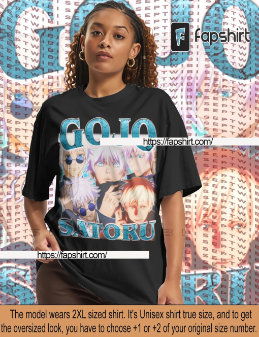 RETRO Satoru Gojo Tshirt Vintage, Satoru Gojo Shirt, Gojo T-Shirt Fan, Satoru Gojo Graphic, Anime Otaku bootleg tees