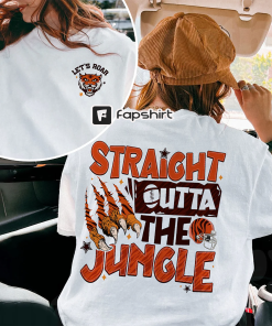 Bengals Sweatshirt, Straight Outta The Jungle Crewneck,…