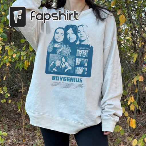 Vintage Boygenius Band Shirt,The Record Indie Rock Music Tour 2023 Phoebe Bridgers Tee, Boygenius Band Fan Shirt, Unisex Shirt