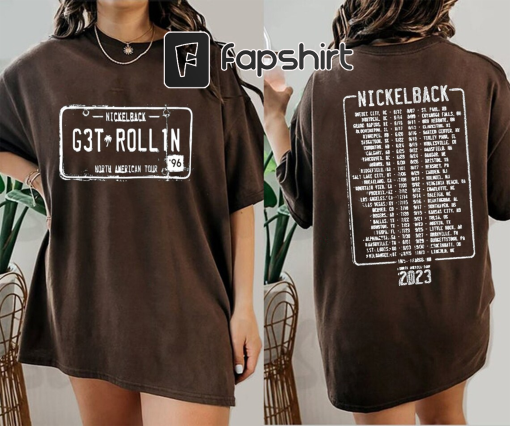 Nickelback Get Rollin’ Shirt, Vintage Nickleback Tour 2023 Shirt, Nickleback Get Rollin New Album Shirt, Nickelback Band Concert 2023 Shirt