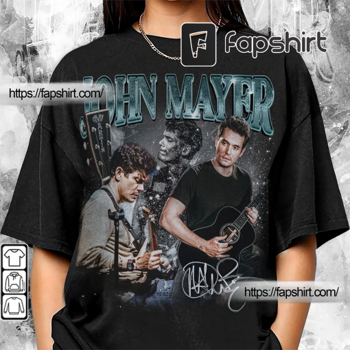 John Mayer 90s Shirt, Bootleg Music Vintage Solo World Tour 2023 Y2K Sweatshirt, Retro Concert Tickets Unisex Gift Fan Hoodie 410M MLUD