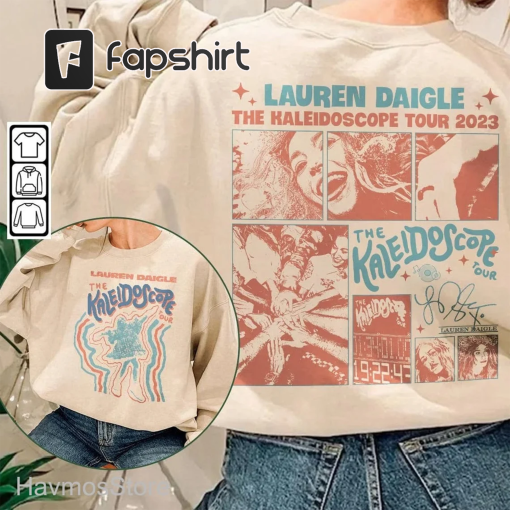 Lauren Daigle 2023 Tour Shirt, Lauren Daigle Sweatshirt, The Kaleidoscope Tour 2023 Shirt, Lauren Daigle Merch, Thank God I Do Tour shirt