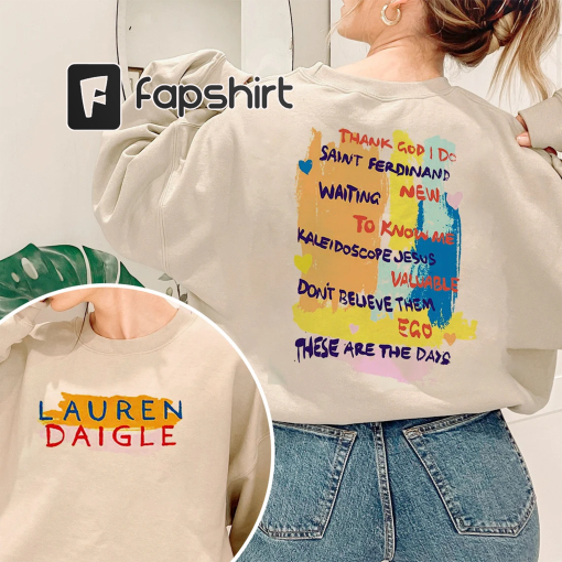 Lauren Daigle Shirt, Lauren Ashley Daigle Shirt, Thank God I Do Tour, Tour 2023 Shirt, Music Concert Trending Shirt Best Seller