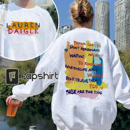 Lauren Daigle Shirt, Lauren Ashley Daigle Shirt, Thank God I Do Tour, Tour 2023 Shirt, Music Concert Trending Shirt Best Seller