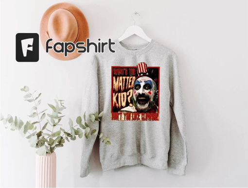 Rob Zombie Fan Sweatshirt,Captain Spaulding Shirt,Scary Clown Shirt,Rob Zombie,Horror Movie Shirt,Horror Fan Tee,House of 1000 Corpses,Clown