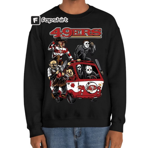 Limited San Francisco 49ers Halloween Unisex Sweatshirt Hoodie, San Francisco Crewneck, Football Sweatshirt, Niners Football Fan Gifts