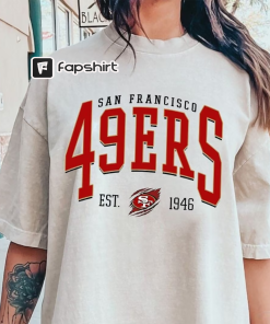 San Francisco Football Sweatshirt, Vintage Style San…