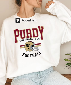 Brock Purdy San Francisco Football Sweatshirt, Vintage…