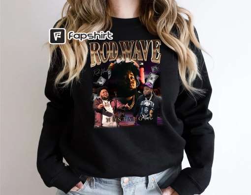 Rod Wave Sweatshirts, Rod Wave Hoodie For Men And Women, Rod Wave Nostalgia Tour 2023, Rod Wave Singer Gift For Family