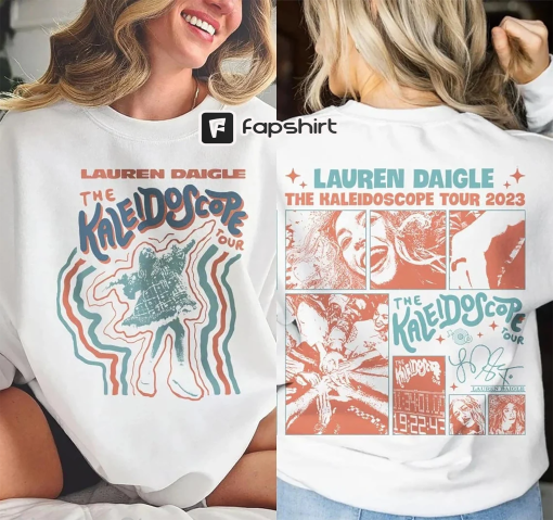 Lauren Daigle 2023 Tour Shirt, Lauren Daigle Sweatshirt, The Kaleidoscope Tour 2023 Shirt, Lauren Daigle Merch, Thank God I Do Tour shirt