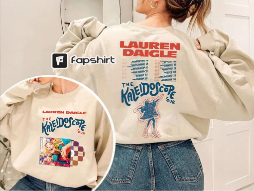 Vintage Lauren Daigle Sweatshirt, The Kaleidoscope Tour 2023, Thank God I Do Tour T-Shirt, Lauren Daigle Merch, Music Concert, Gift For Fan